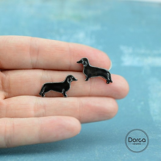 Jamniki mini pieski- ceramiczne sztyfty Dorca