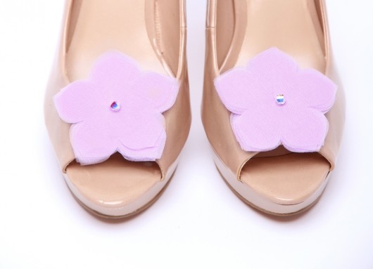 Lily Flower - Lavender - klipsy do butów HowDoILook