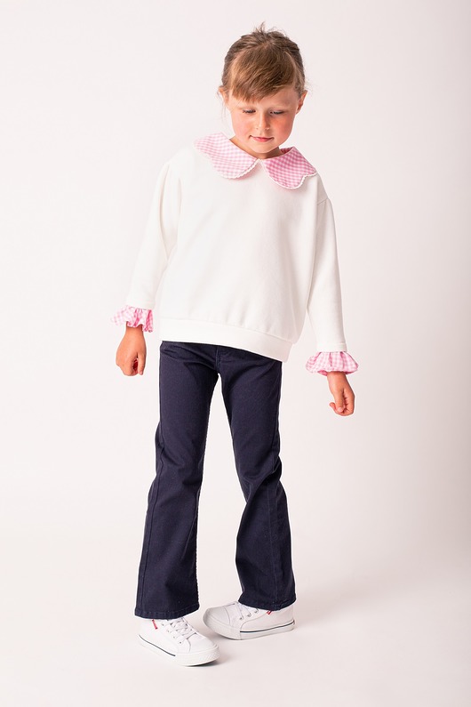 bluzy dla dziewczynki Bluza Zoey Off White