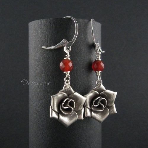 SWEET ROSE &#8211; srebro i karneol Senanque