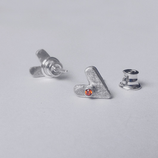 kolczyki srebrne Kolczyki srebrne SERDUSZKO