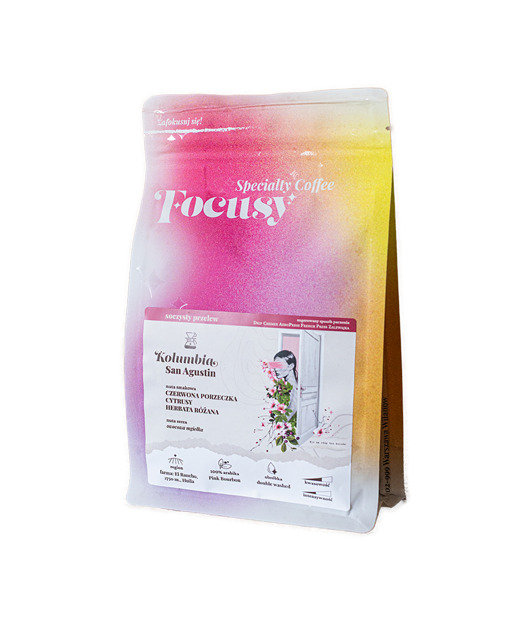 kuchnia - różne Kawa ziarnista KOLUMBIA by Luis Anibal Calderón  owocowy przelew 250 g