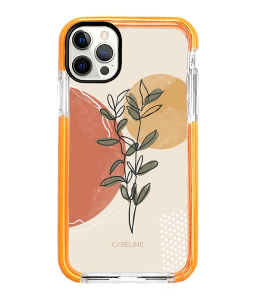 etui na telefon iPhone  IMPACT CASE POMRAŃCZOWY etui - LA2009