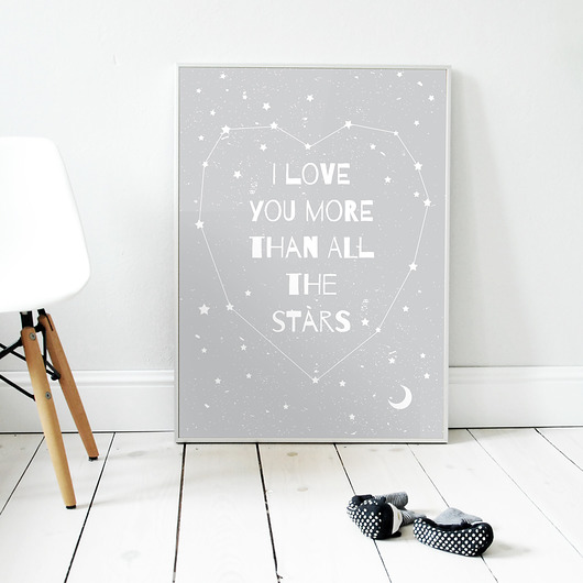 More than all the stars | plakat B2 milostudio