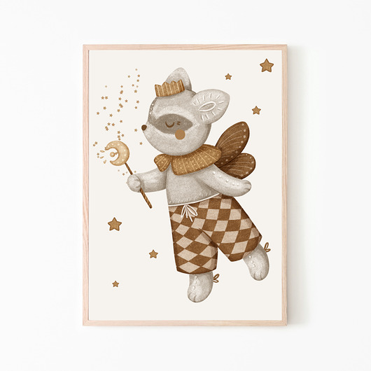 obrazy i plakaty do pokoju dziecięcego PLAKAT, OBRAZEK Magic dreams nr.8