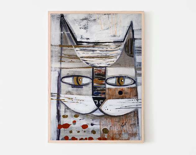 Plakat 50x70 cm - Kocur Gabriela Krawczyk