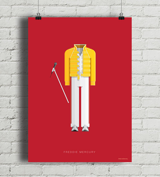 Plakat Freddy Mercury  minimalmill