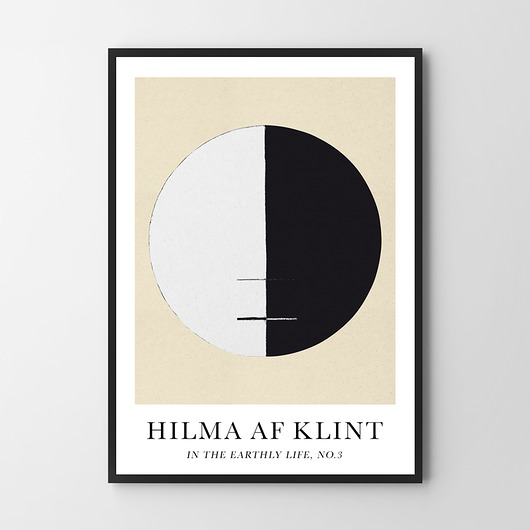 plakaty Plakat Hilma af Klint In the earthly life no. 3