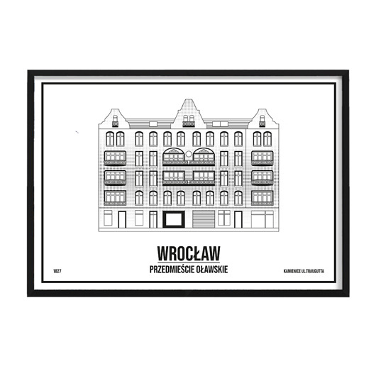 plakaty Plakat Wrocław - Przedmieście  - sitodruk