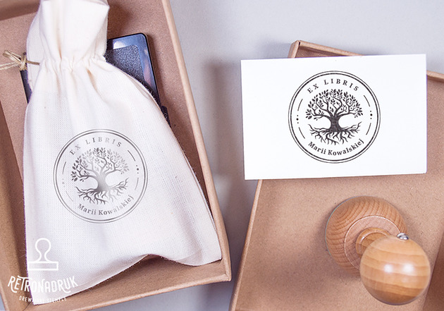 stemple Stempel Ex Libris w zestawie na prezent