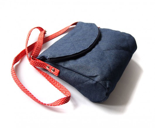 torebka midi - denim & dots -  elfagado