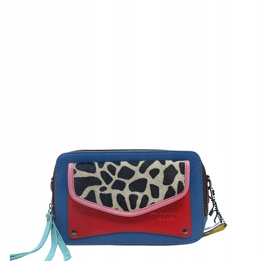 torby na ramię Torebka listonoszka zero waste skórzana przepiękna oryginalna OLIVKA