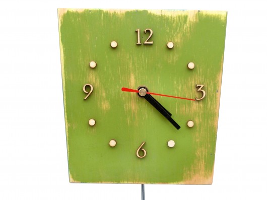 Zegar na ścianę z wahadłem Clock Wood Studio