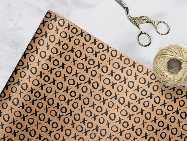 papier do pakowania - XOXO  008kraft Wrap and Pack