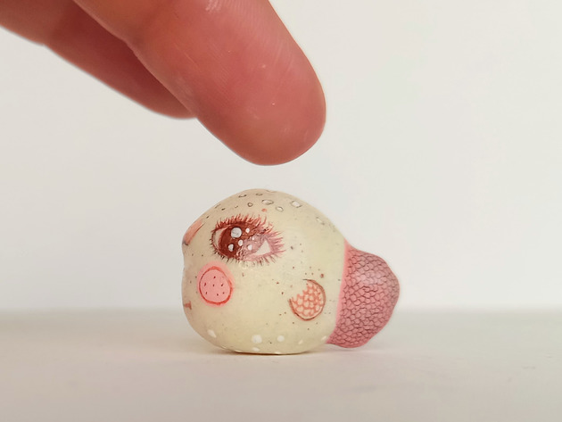 figurki i rzeźby Miniaturowa figurka rybki