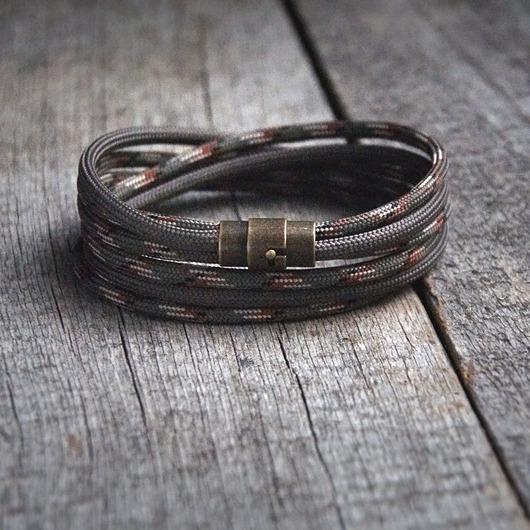 męska bransoletka :: hello sailor :: cold brown kaktusia