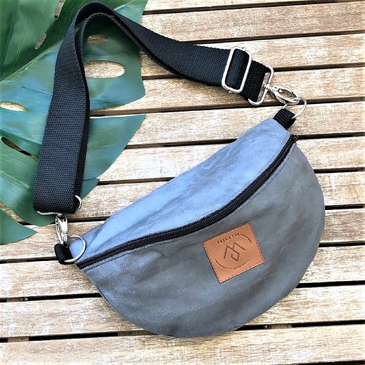 Nerka / torebka Mili Belt Bag L - szara Militu