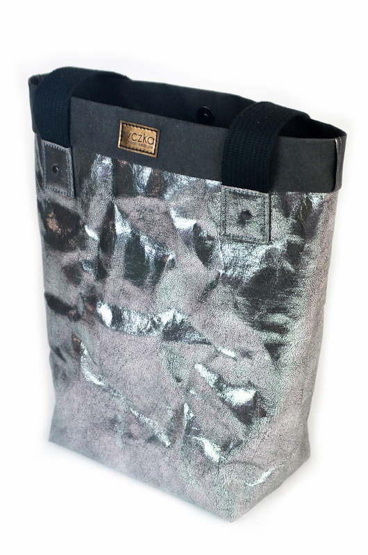 torby XXL Duża torba z papieru- ecofriendly [srebrna]
