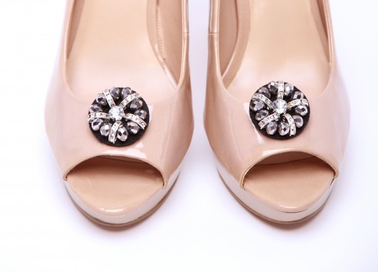 Precious - Silver - klipsy do butów HowDoILook
