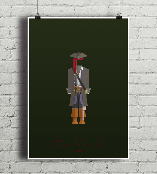 Piraci z Karaibów - Jack Sparrow - plakat A4 minimalmill