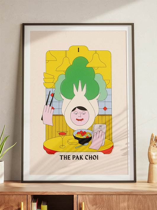 grafiki i ilustracje Plakat The Pak Choi Tarot