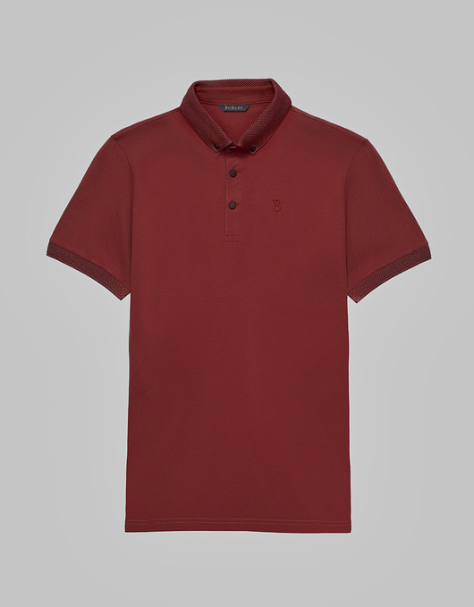 t-shirty męskie koszulka męska polo matteo bordo