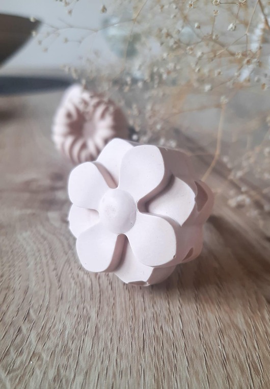 gałki do mebli Ceramiczny Uchwyt, Gałka Meblowa Kwiat 3