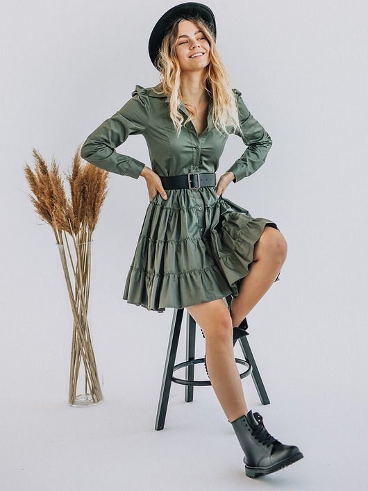 Sukienka Carmen Khaki PROMESE