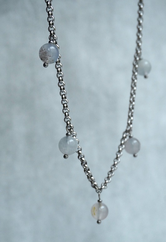 kolie Naszyjnik Chalcedon