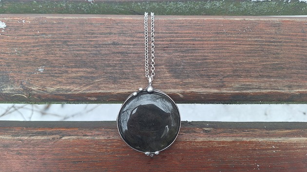 wisiory Obsydian - wisiorek