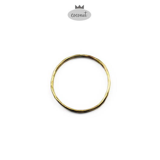 obrączki ZŁOCONE SREBRO - obrączka SLIM młotkowana