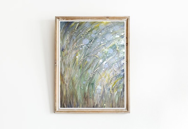 obrazy Oryginalna akwarela. Trawy A2