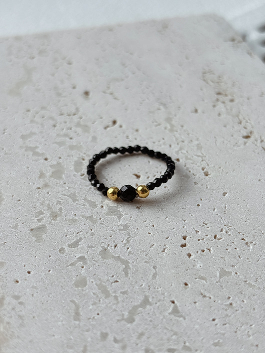 pierścionki elastyczne Pierścionek elastyczny Onyks