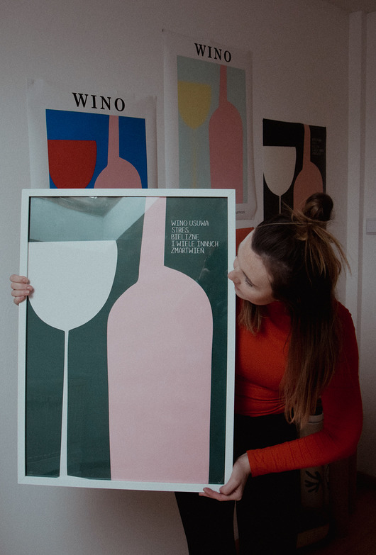 plakaty Plakat Wino