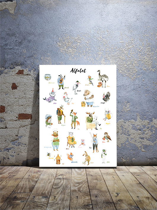***SALE*** Plakat (NIE)ZWIERZĘTA 50x70 HI LITTLE