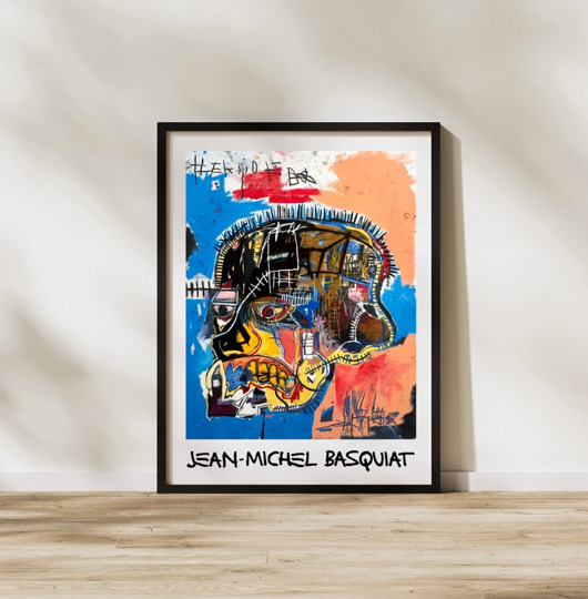 plakaty PLAKAT Basquiat street art graffiti poster sztuka uliczna 80