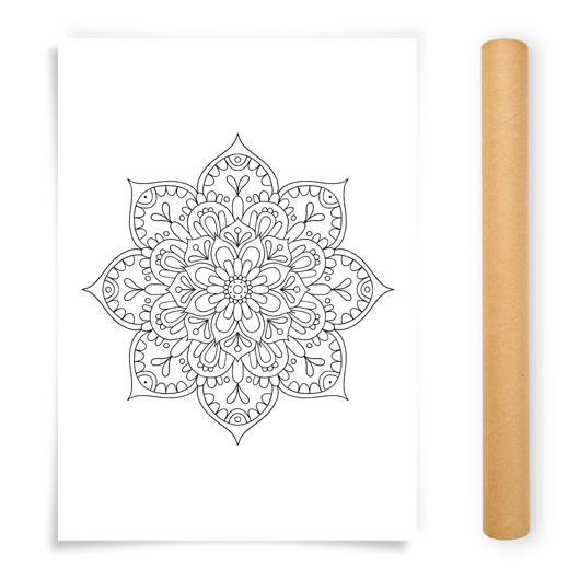 plakaty Plakat do Kolorowania Mandala 50x70cm