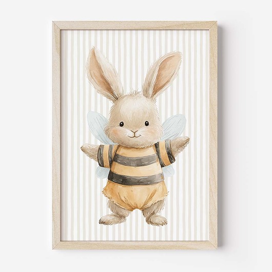 obrazy i plakaty do pokoju dziecięcego Plakat Na Ścianę Dla Dzieci Pszczółkowi Przyjaciele nr. 1