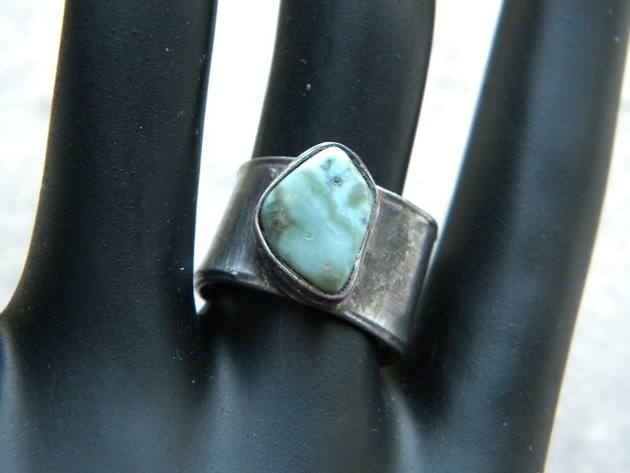 pierścionki - różne Larimar  - pierścionek