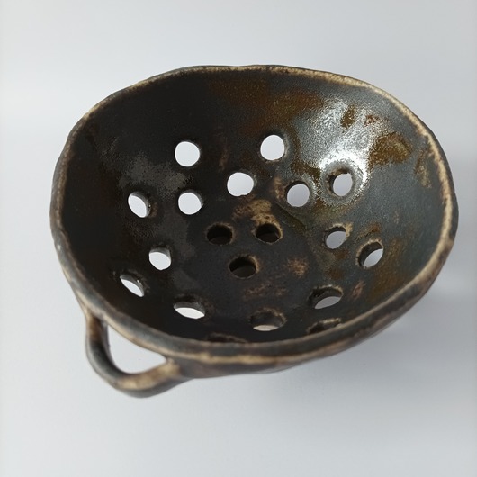 kuchnia - różne Mały ceramiczny durszlak