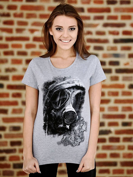 t-shirt damskie T-shirt damski UNDERWORLD Gas mask