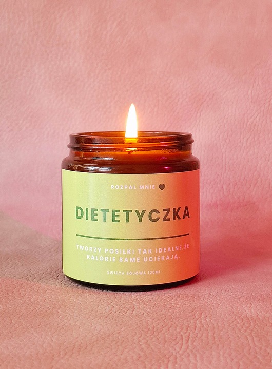 świece zapachowe Zapachowa świeca sojowa Dietetyczka