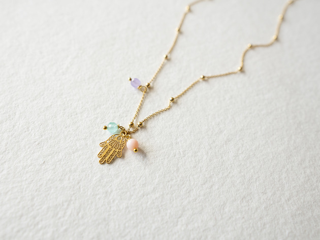 złote naszyjniki Naszyjnik Fatima