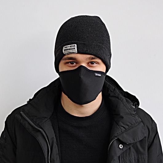 Maska antysmogowa Cristal Casual Black Cristal Mask