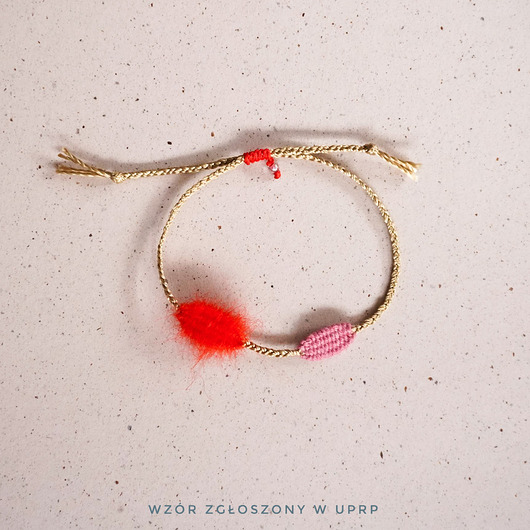 bransoletki - inne Unikatowa bransoletka tkana - dwa moduły