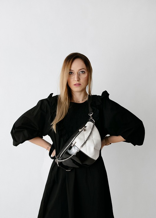 Nerko torebka / nerka xxl kolekcja Black & White MDbags