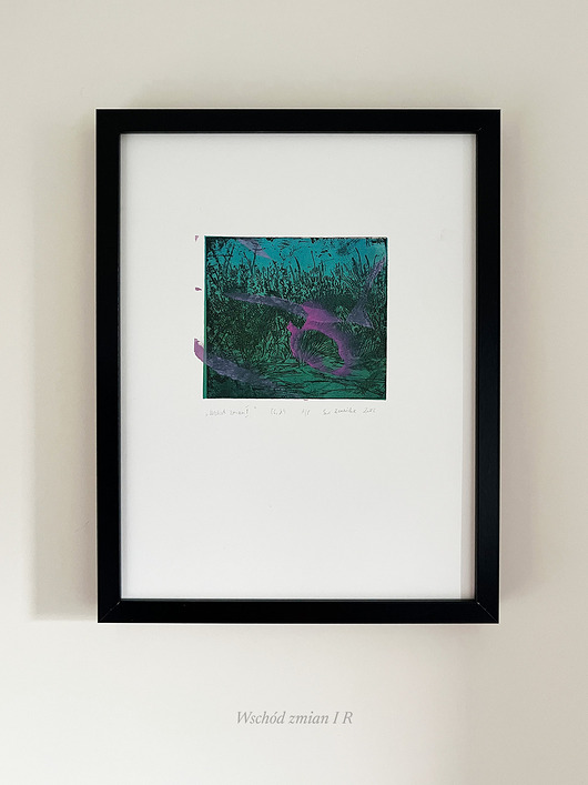 grafiki i ilustracje Grafika warsztatowa "Wschód zmian I"