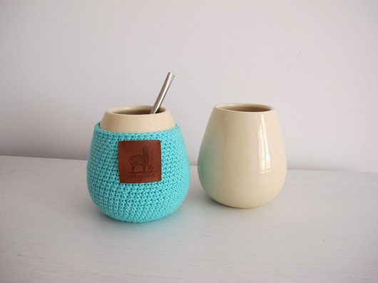 Ceramiczne matero, kubek do yerba mate Mupka