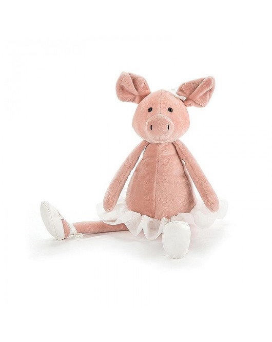 misie i maskotki Maskotka Świnka Baletnica