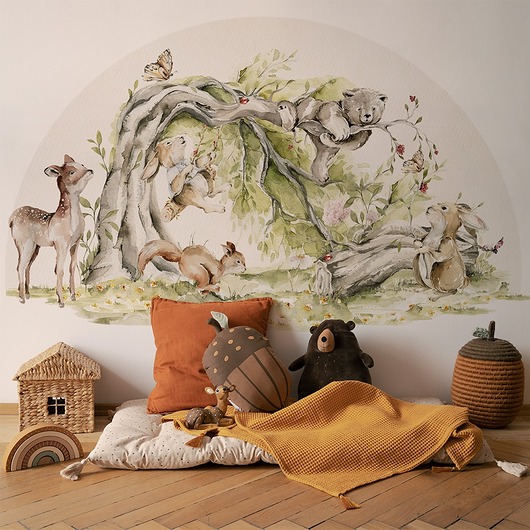 naklejki ścienne do pokoju dziecka Woodland Walk - Naklejki Na Ścianę Dla Dzieci  Wzór 5